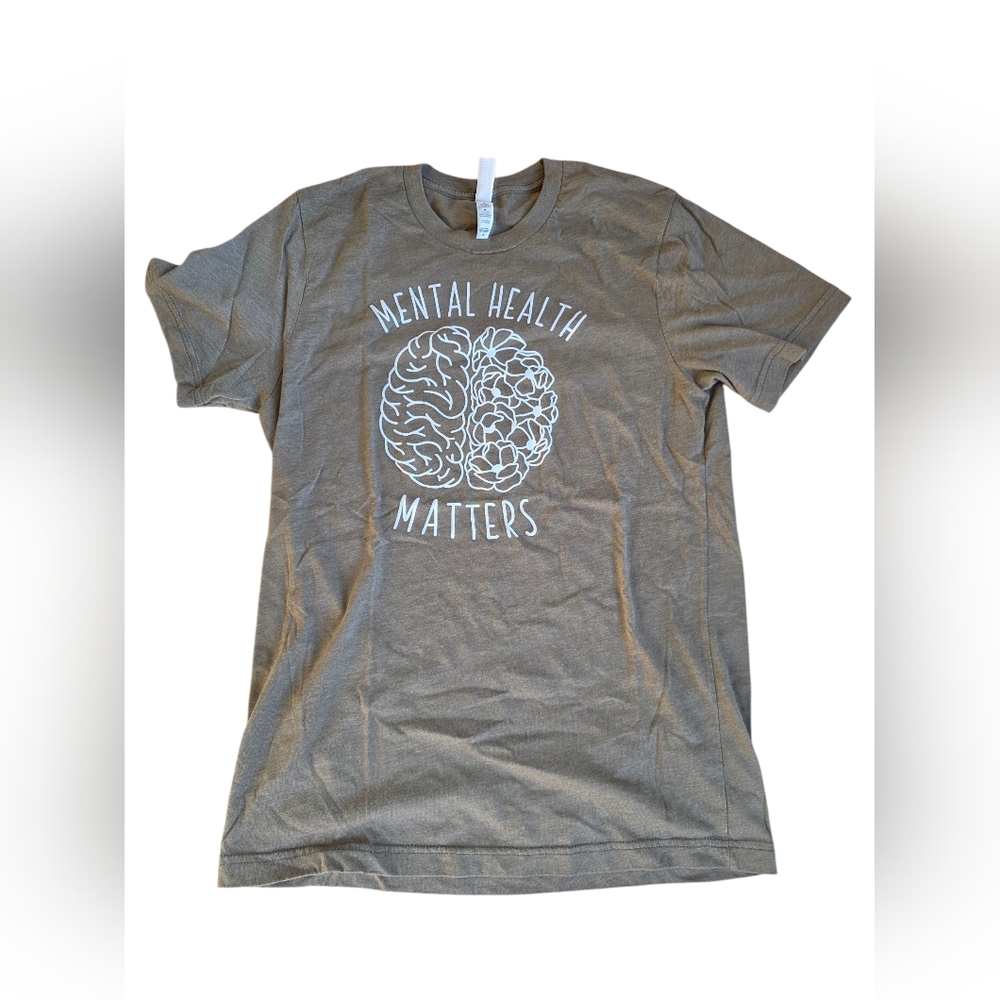 Bella Canvas Mental Health Matters Graphic T Shirt Size M